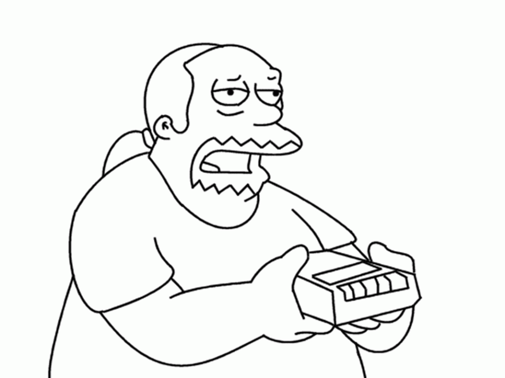 Simpsons Coloring Pages Printable