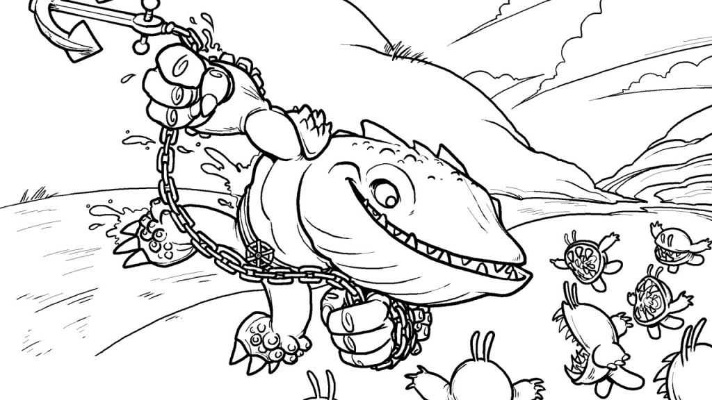 Skylander Giants Coloring Pages For Kids