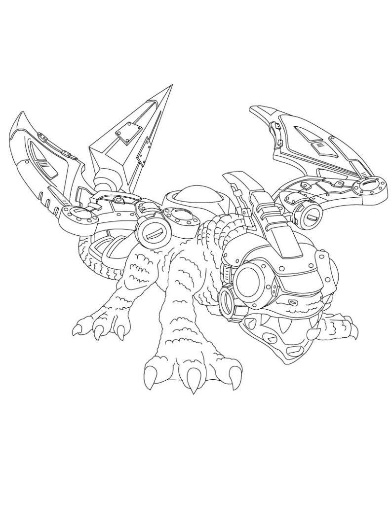 Skylander Giants Coloring Pages Pictures