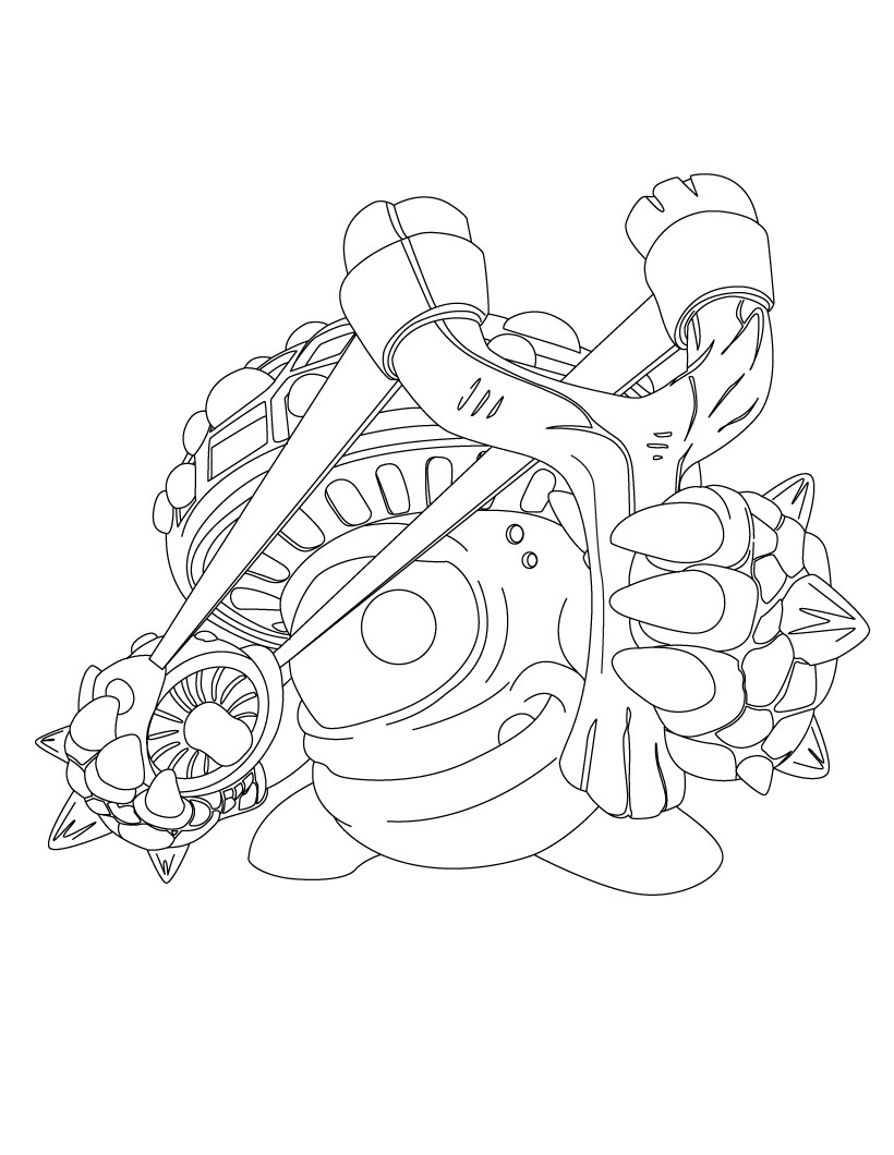 482 Animal Skylanders Giants Coloring Pages for Kids