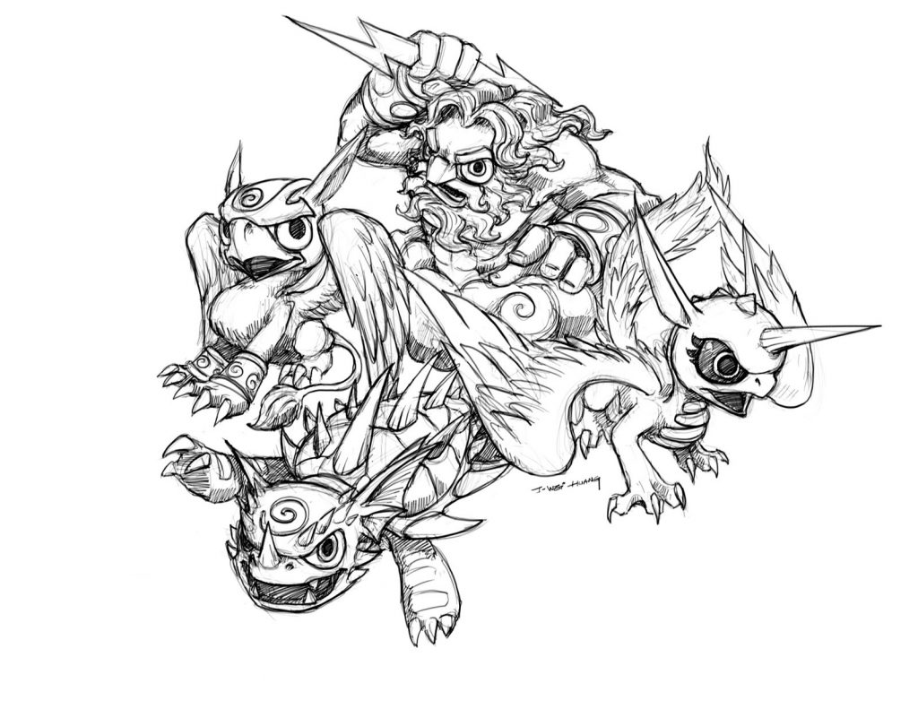 Skylanders Giants Coloring Pages To Print