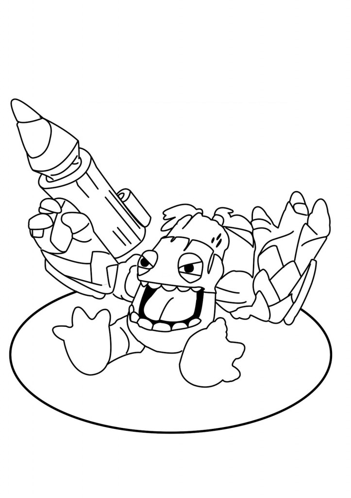 Skylanders Giants Printable Coloring Pages