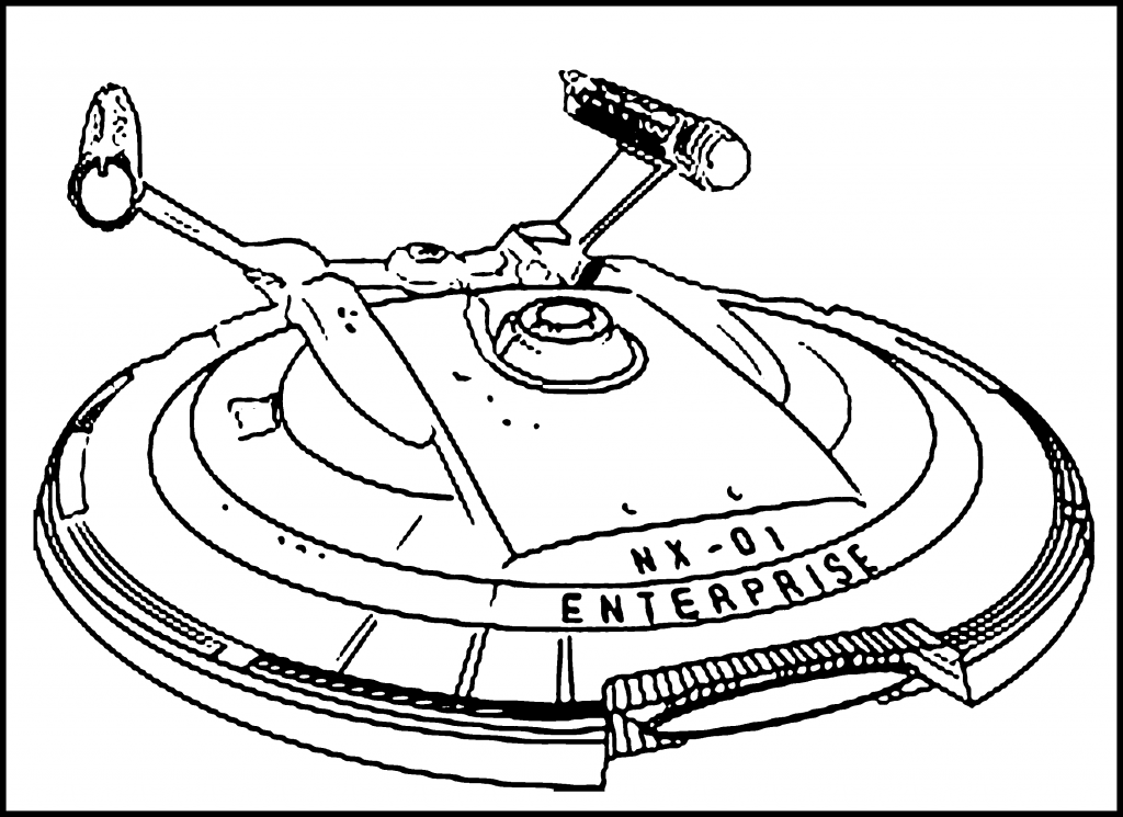 Spaceship Coloring Pages Pictures