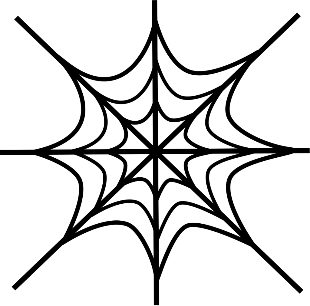 Spider Web Coloring Pages For Kids