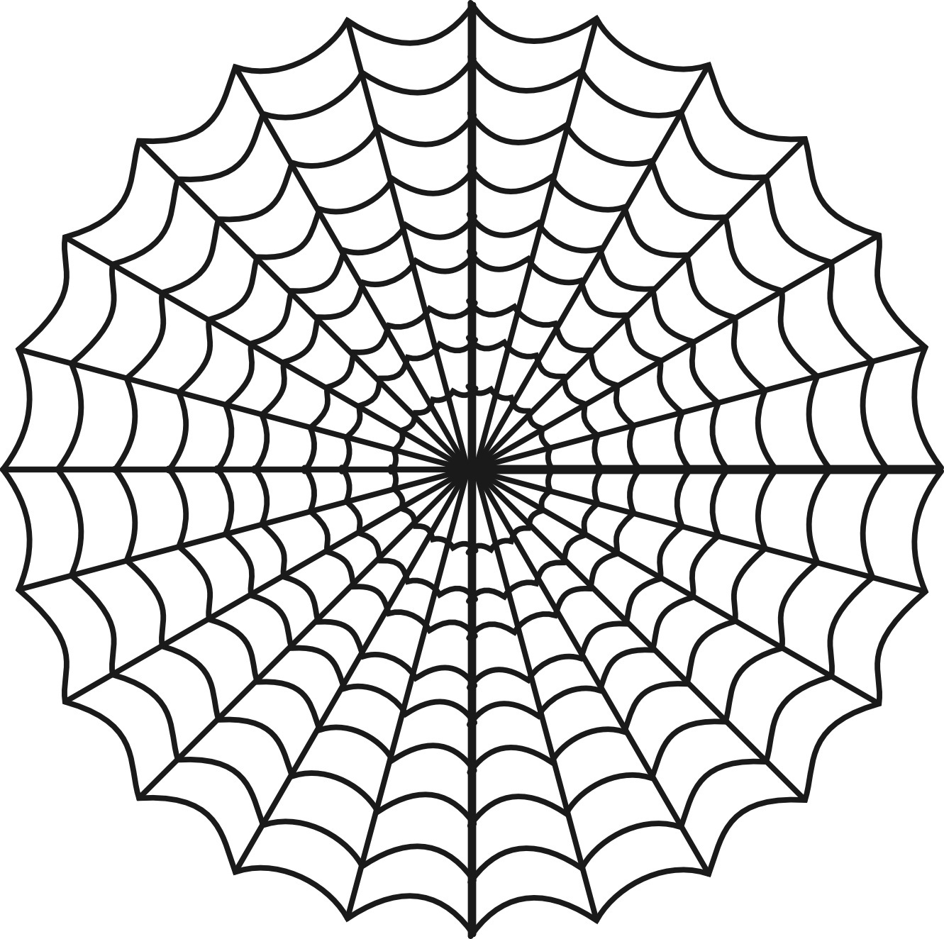 Free Printable Spider Web Coloring Pages For Kids