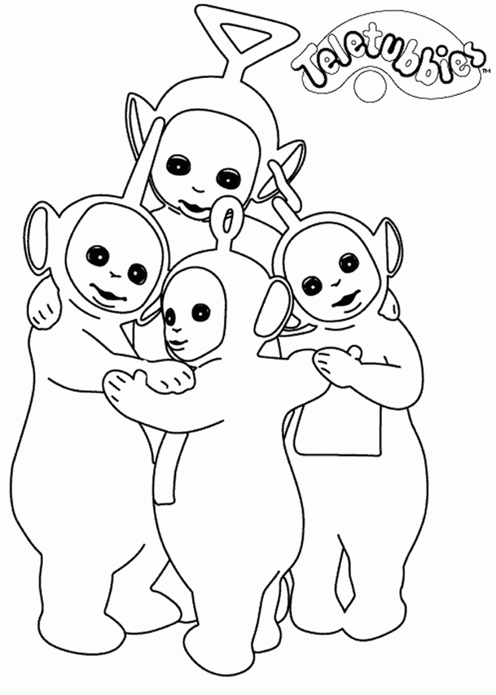 Download Free Printable Teletubbies Coloring Pages For Kids