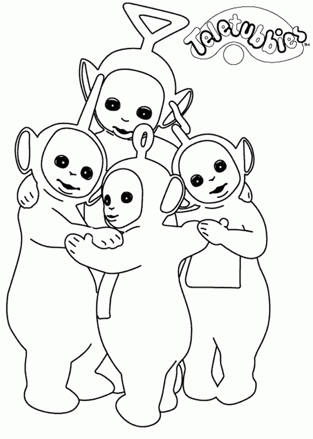 teletubbies coloring pages