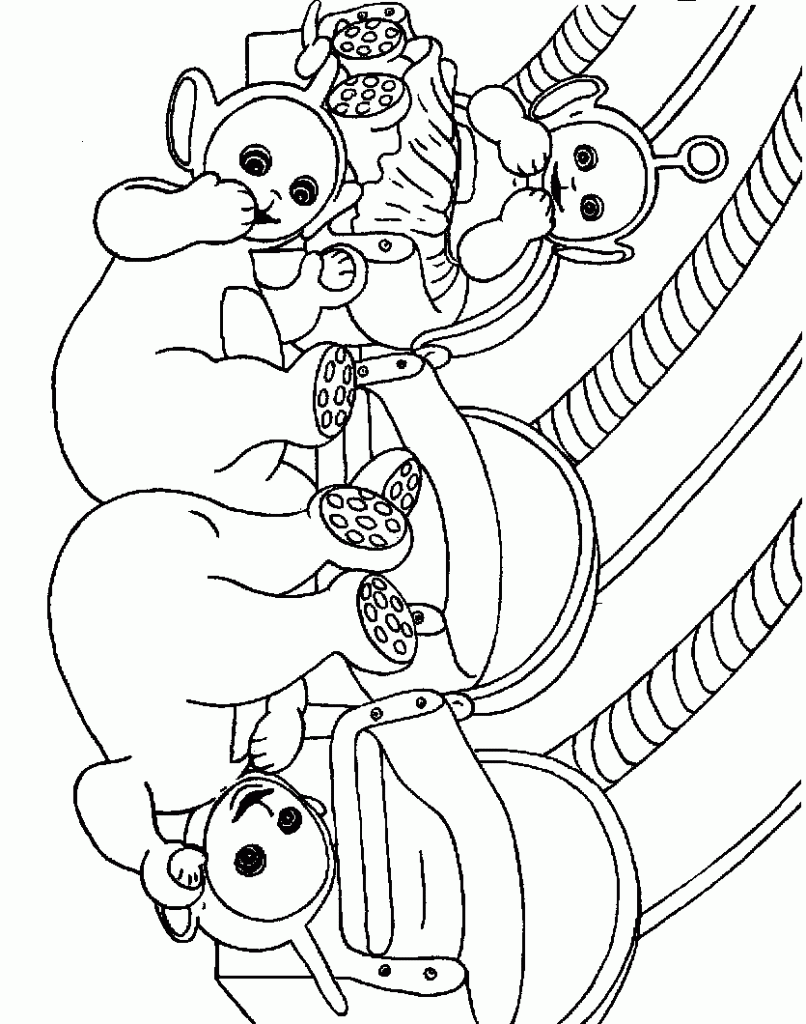 Teletubbies Coloring Pages Images