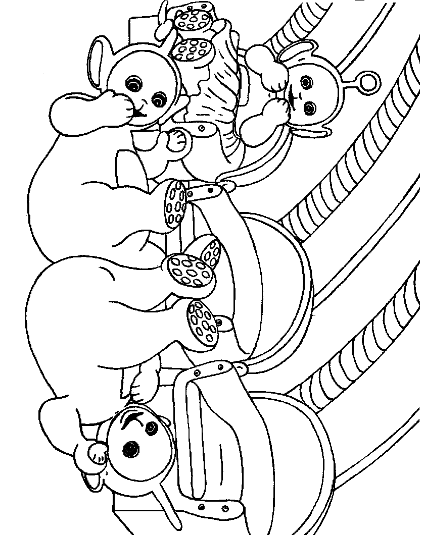 Free Printable Teletubbies Coloring Pages For Kids