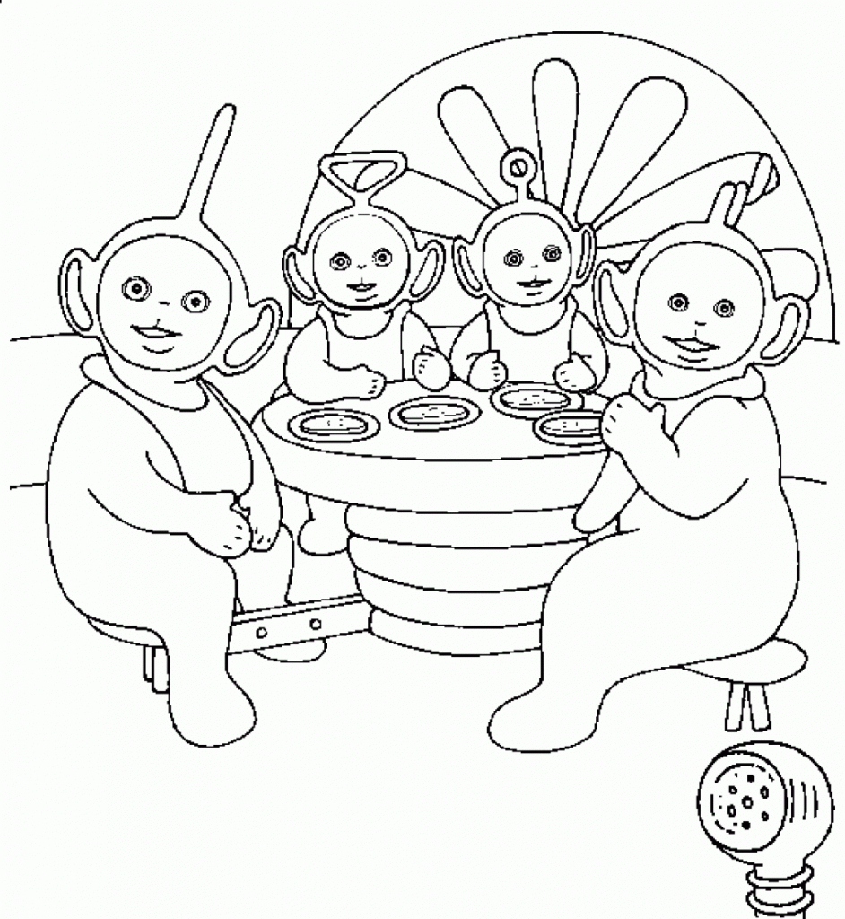 Teletubbies Coloring Pages Pictures