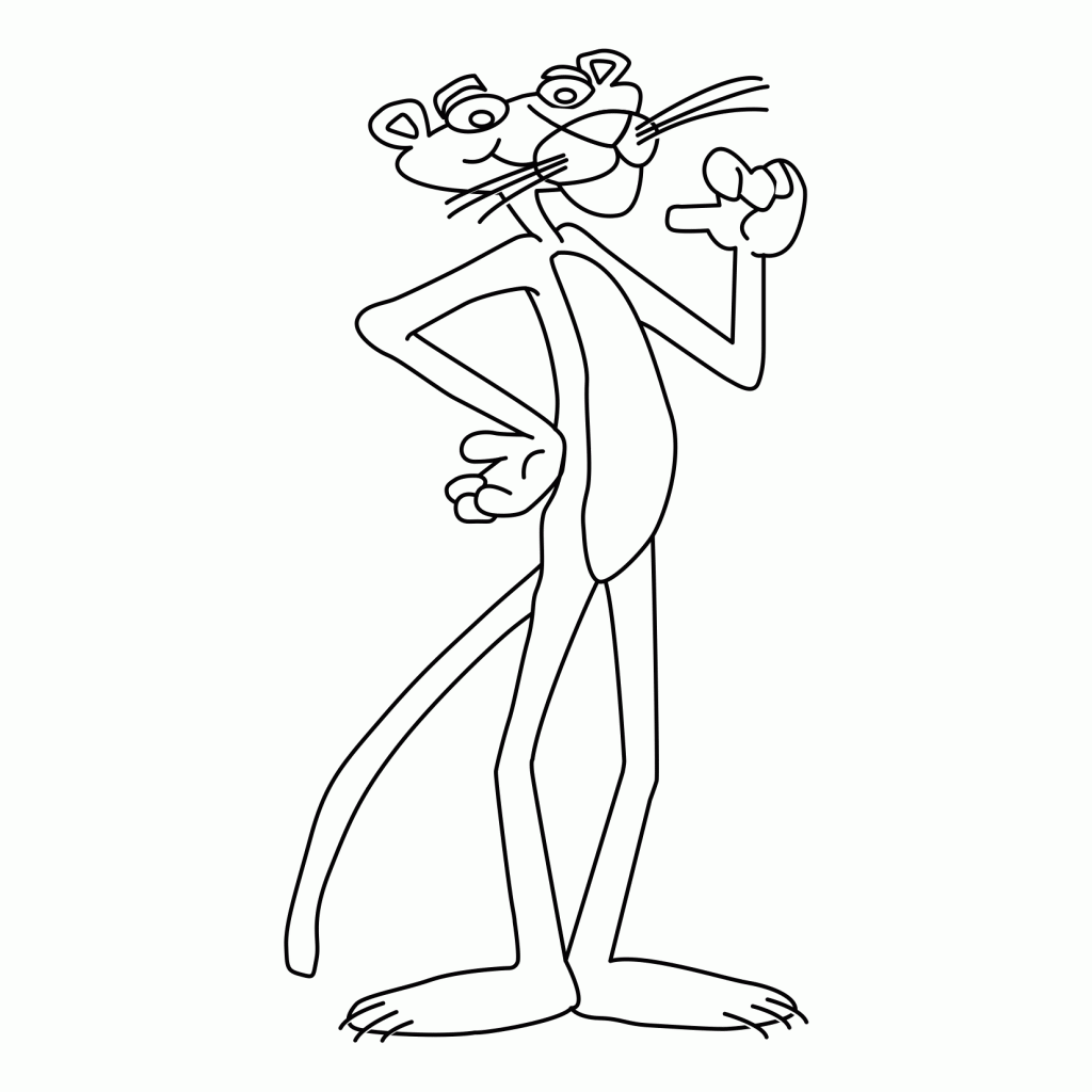 The Pink Panther Coloring Pages