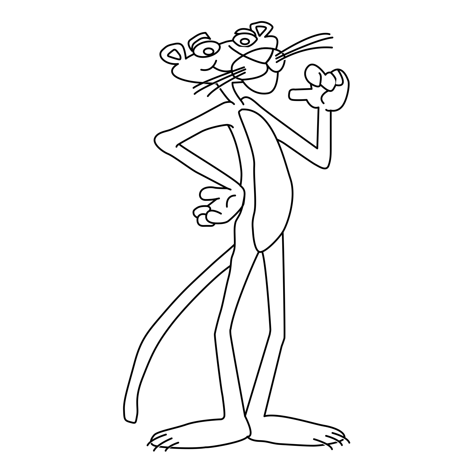 Download Free Printable Pink Panther Coloring Pages For Kids