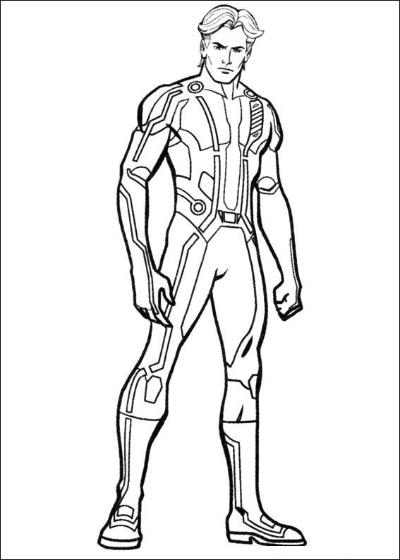 Tron Coloring Page