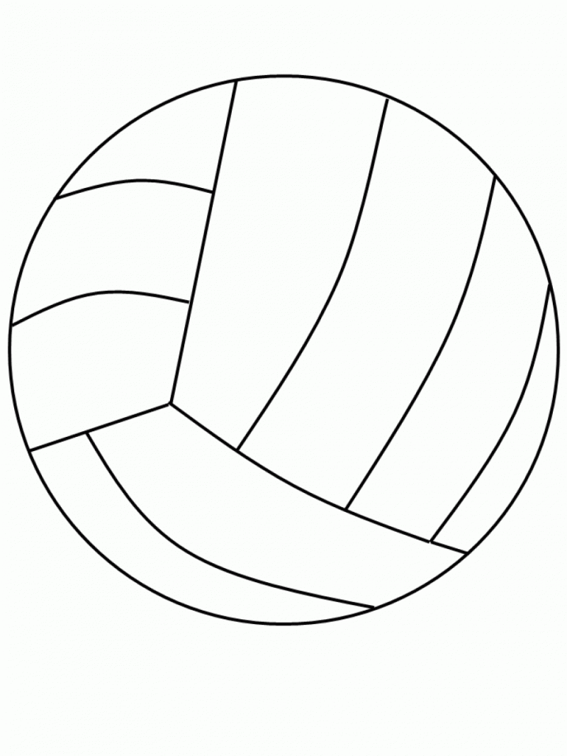 Volleyball Coloring Pages 2