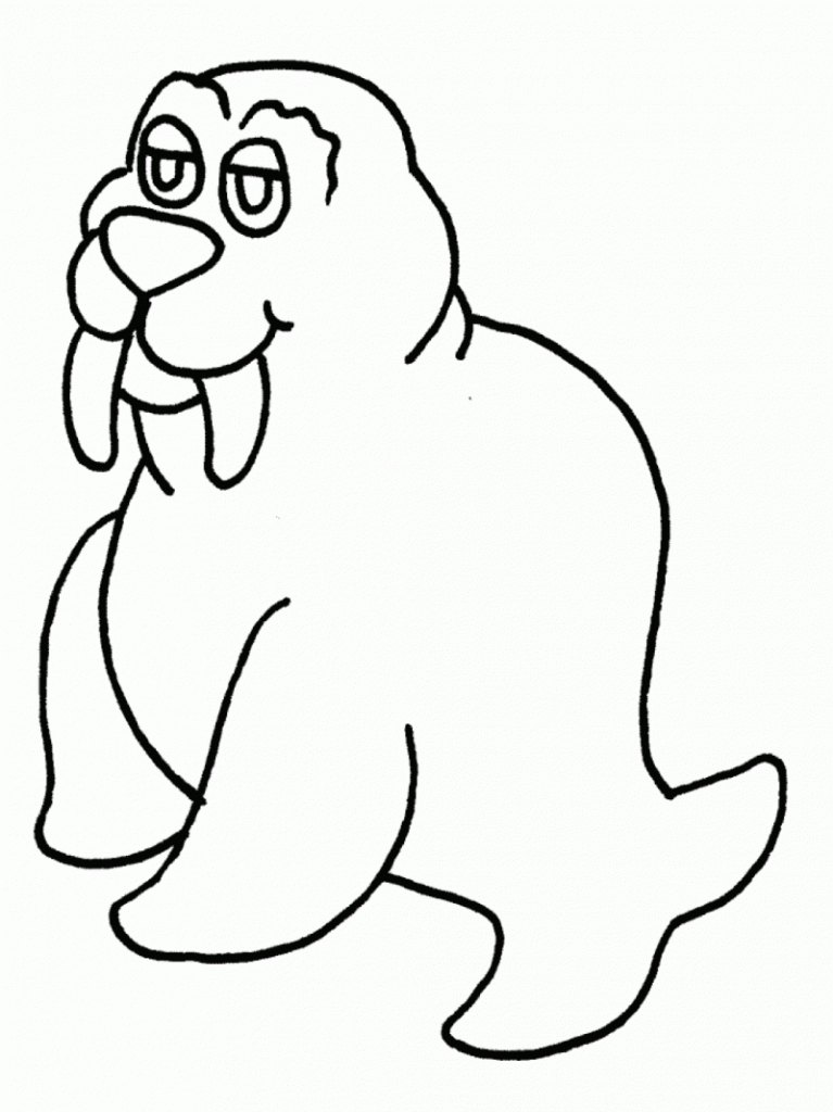 Walrus Coloring Pages Printable