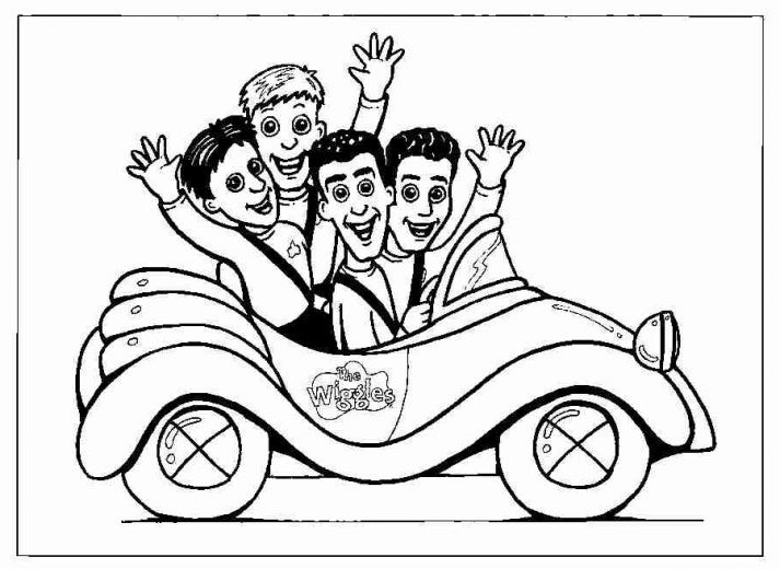 Wiggles Coloring Page