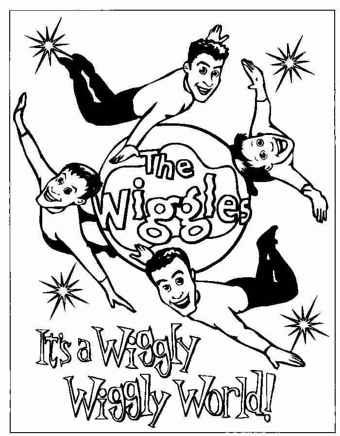 Free Printable Wiggles Coloring Pages For Kids