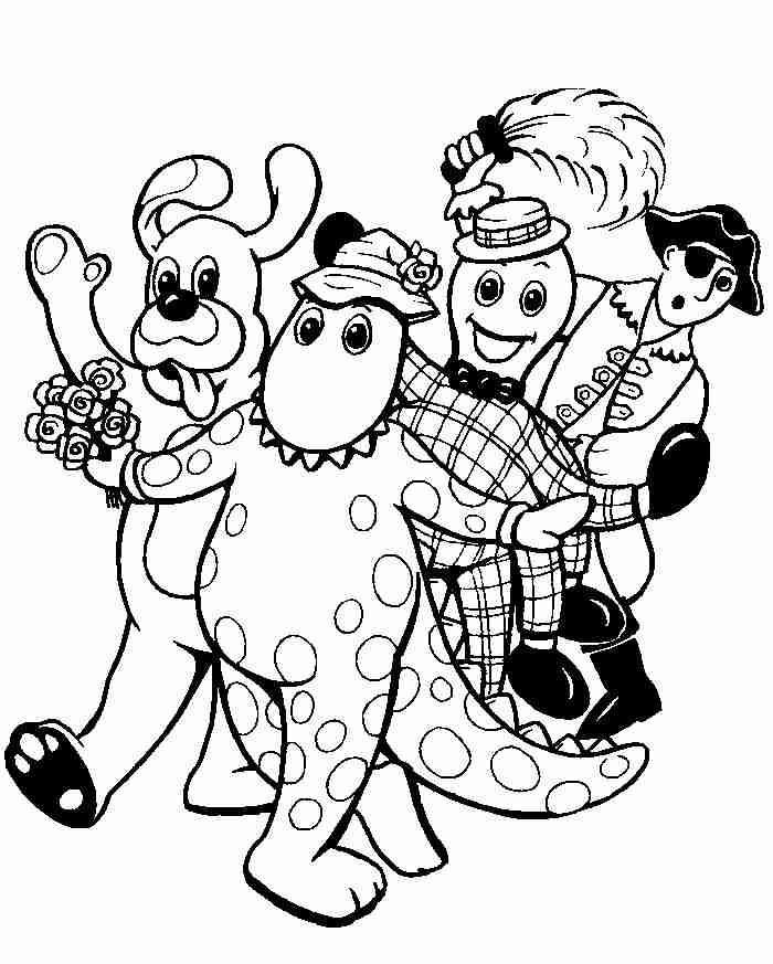 Wiggles Coloring Pages to Print