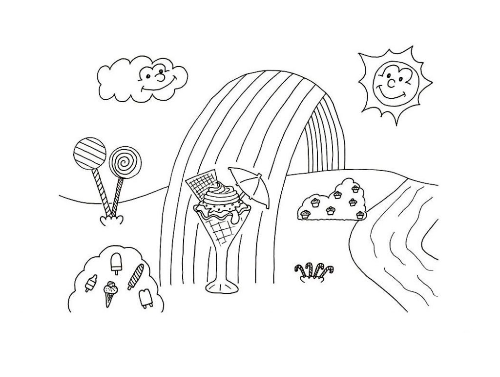 Candyland Coloring Pages