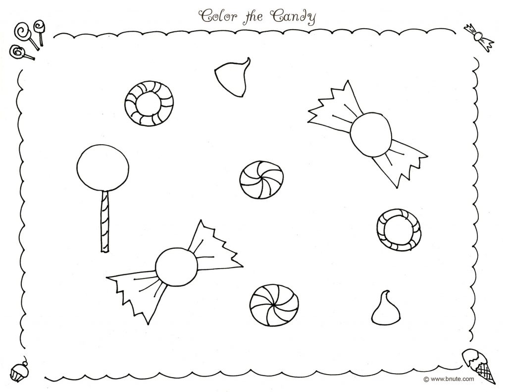 Candyland Coloring Pages To Print