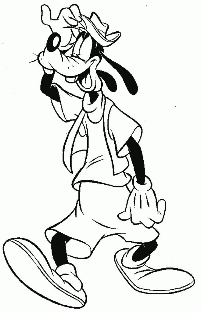 Coloring Pages of Goofy