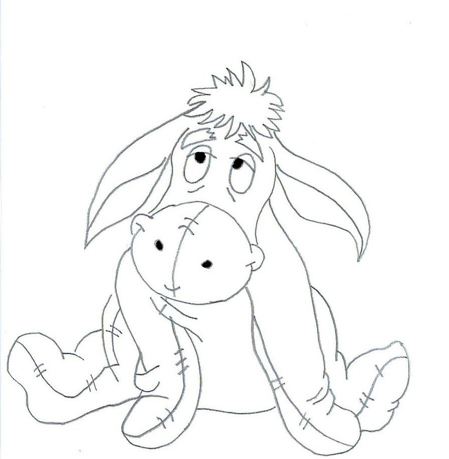 Eeyore Coloring Pages