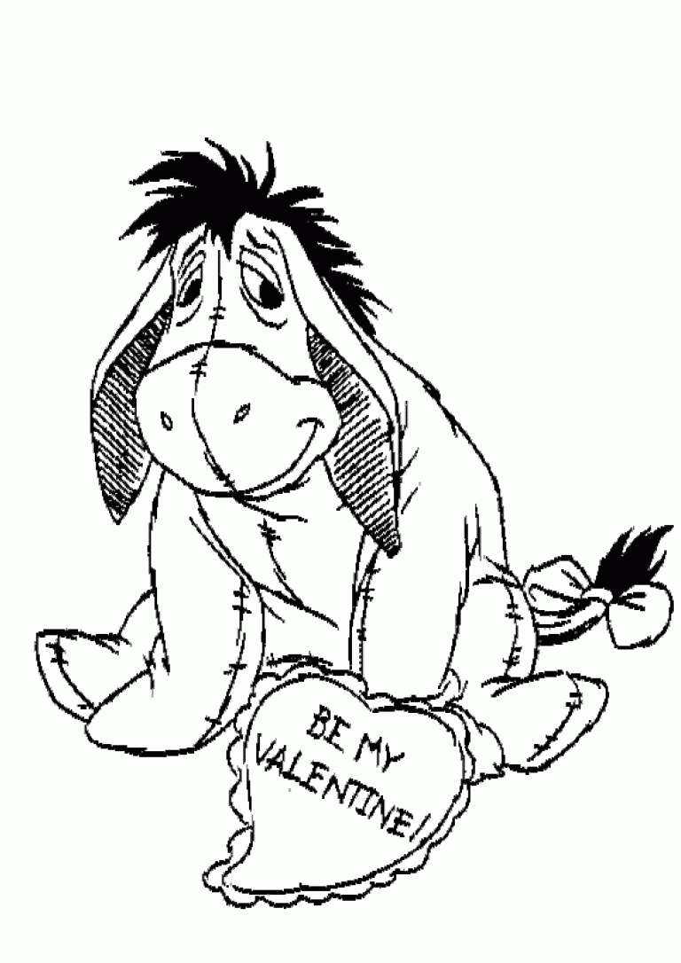 Free Printable Eeyore Coloring Pages For Kids