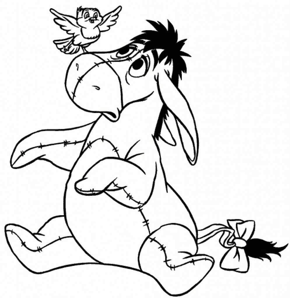 Free Eeyore Coloring Pages