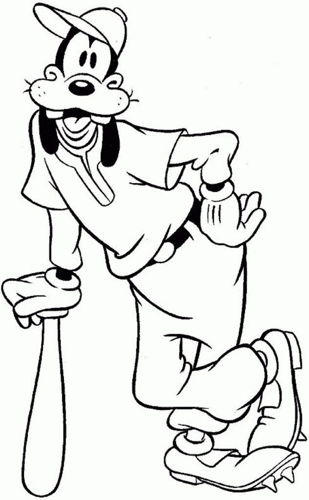 Free Goofy Coloring Pages