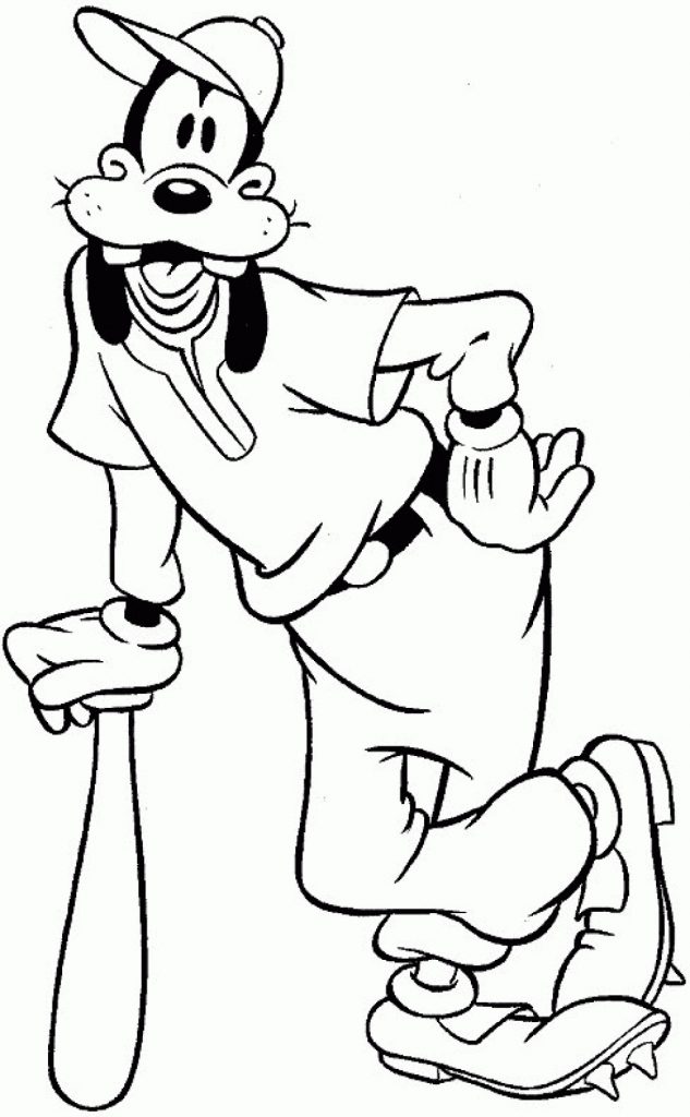 free printable goofy coloring pages for kids