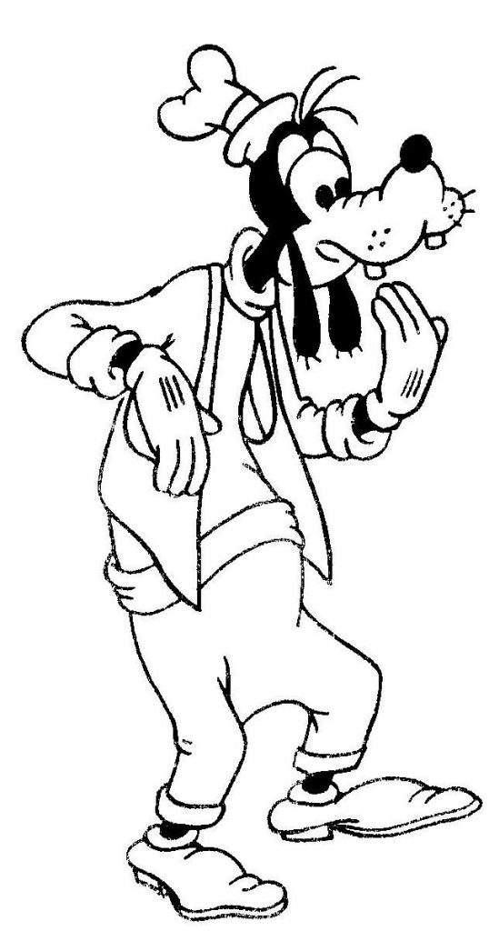 Goofy Coloring Pages