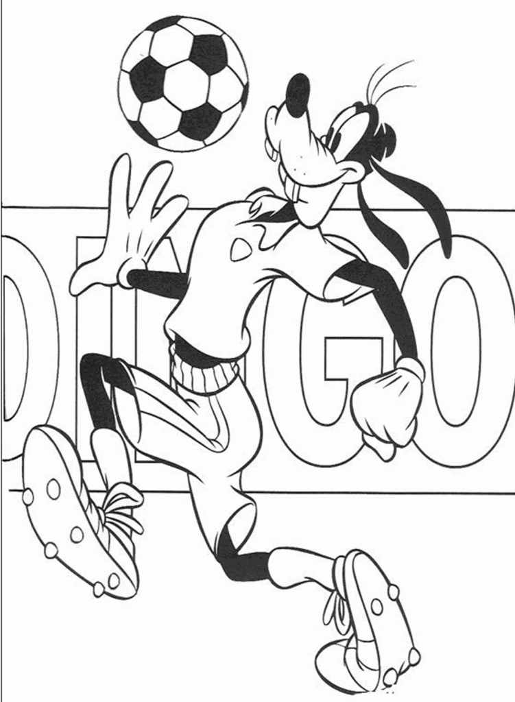 Goofy Coloring Pages To Print