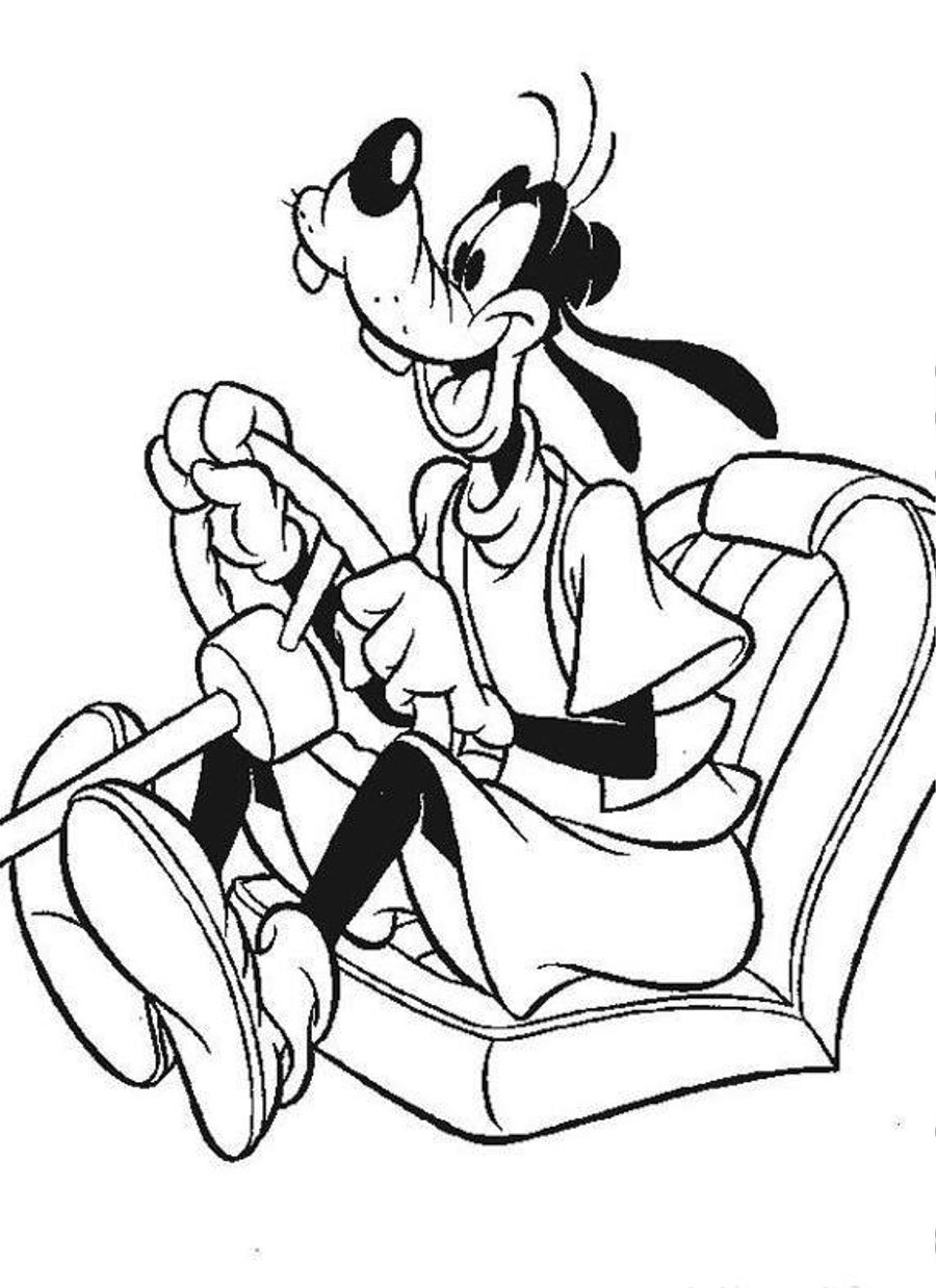 Free Printable Goofy Coloring Pages For Kids