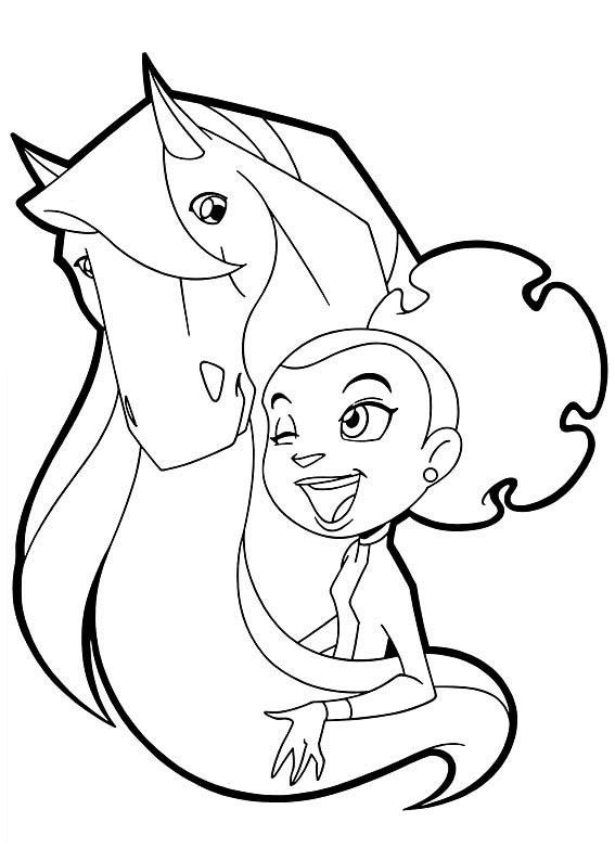 free printable horseland coloring pages for kids