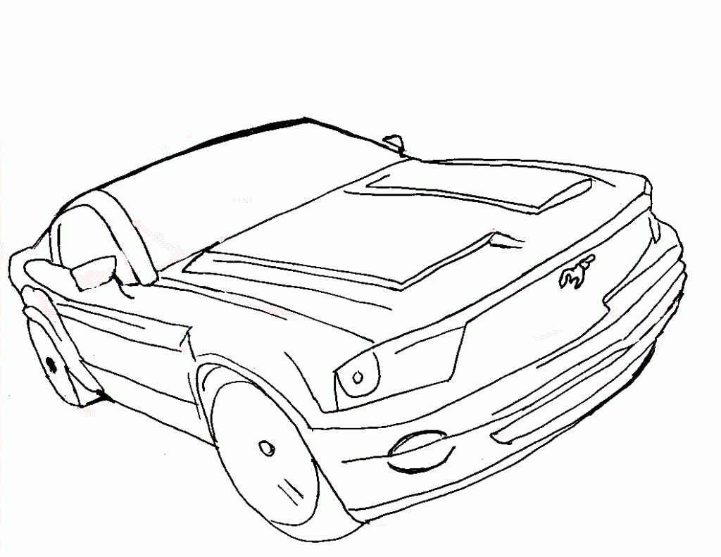 Download Free Printable Mustang Coloring Pages For Kids