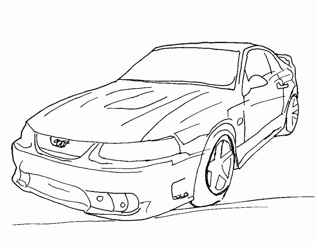 Mustang Coloring Pages Printable