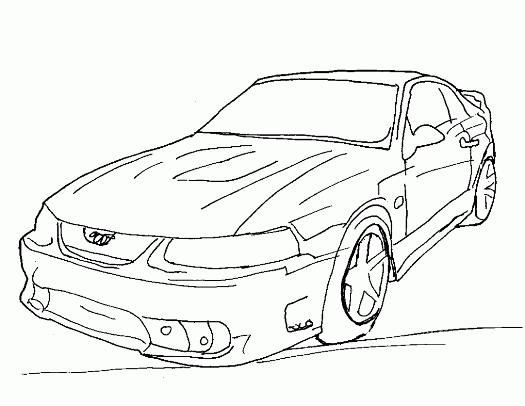 Free Printable Mustang Coloring Pages For Kids