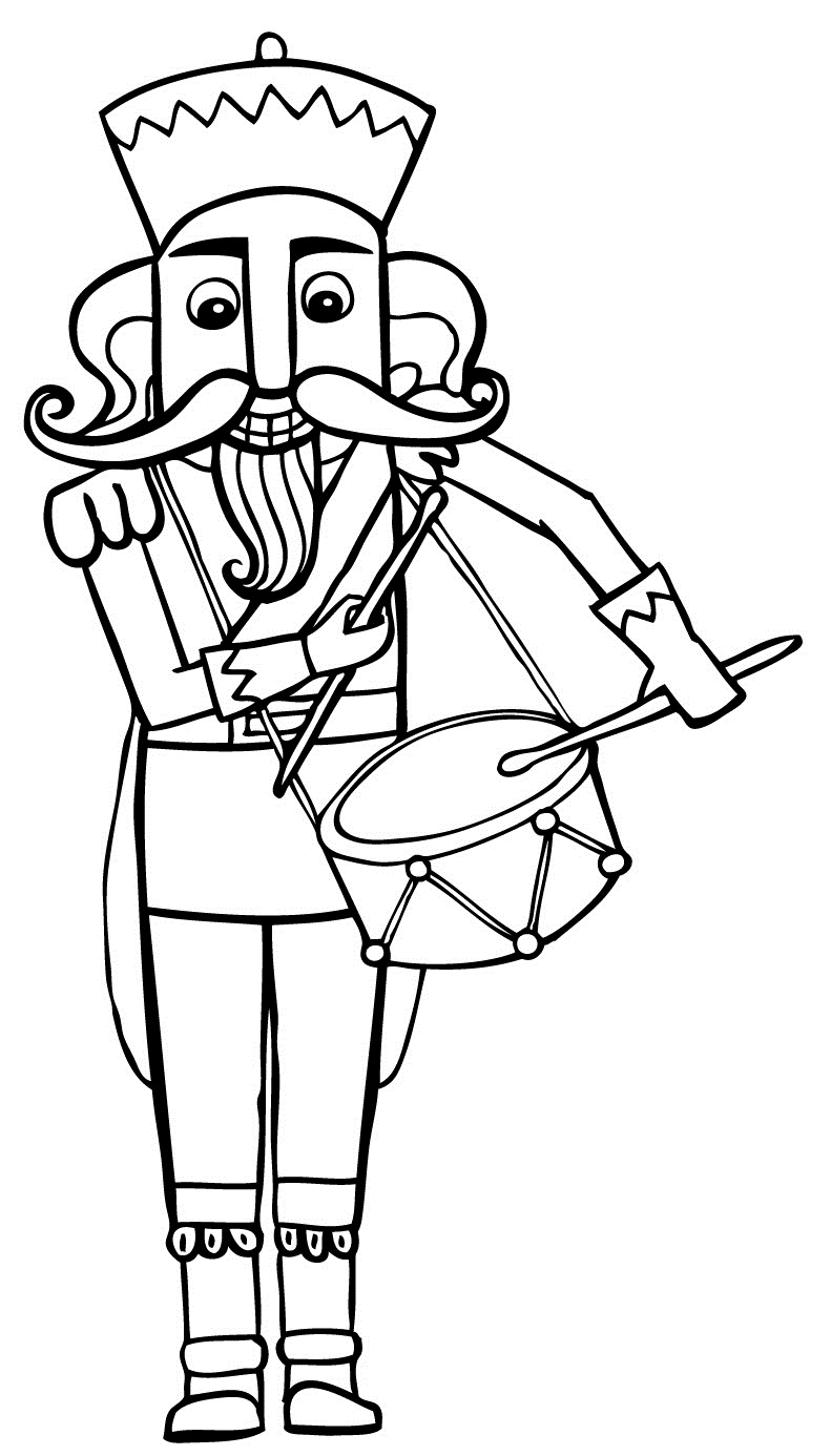 Nutcracker Coloring Book Pages