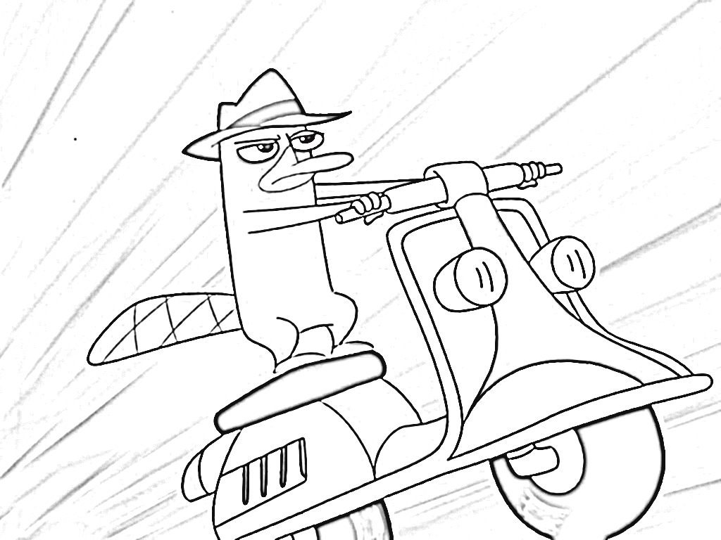 Perry the Platypus Coloring Pages To Print