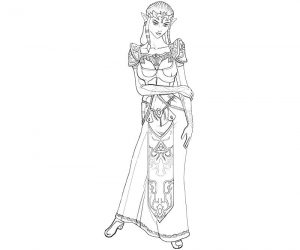 free printable zelda coloring pages for kids