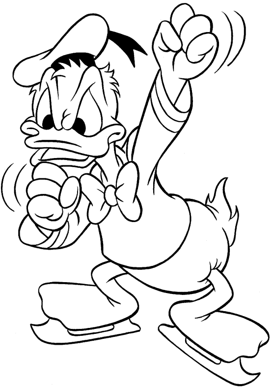 Free Printable Donald Duck Coloring Pages