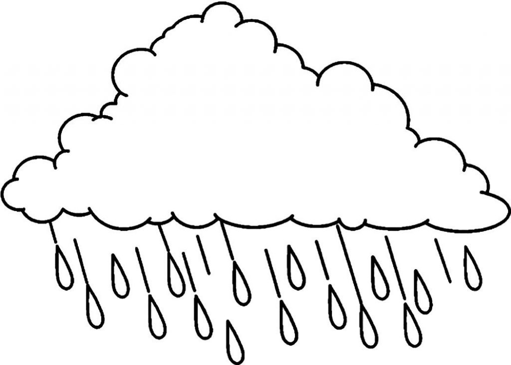 Raincloud Coloring Page