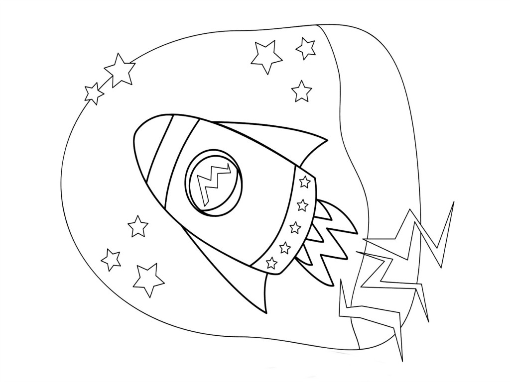 Rocket Ship Coloring Pages To Print