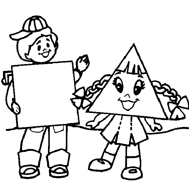 Shapes Costumes Coloring Page