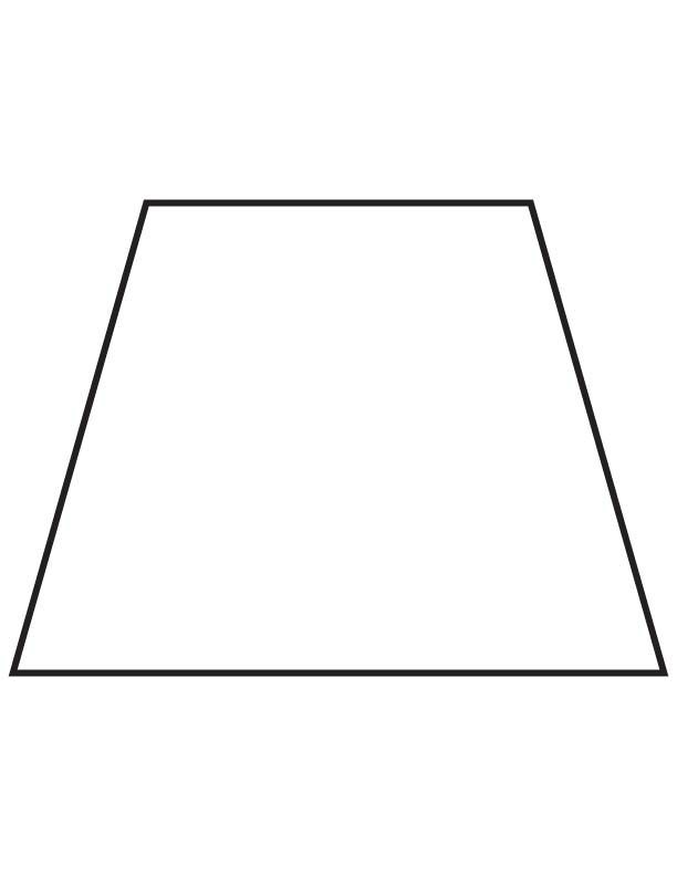 Trapezoid Coloring Page