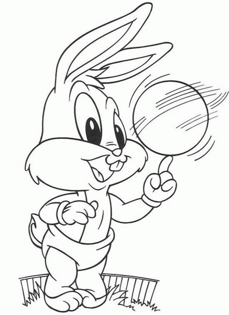 Baby Bugs Bunny Coloring Pages