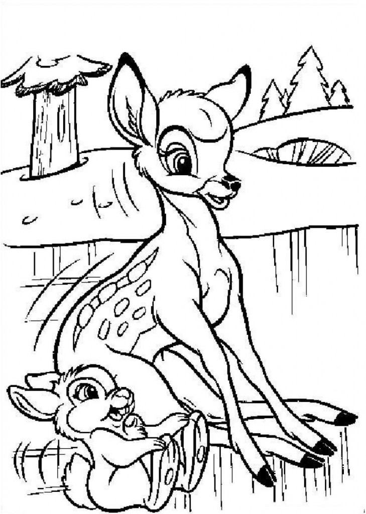 Bambi Coloring Pages