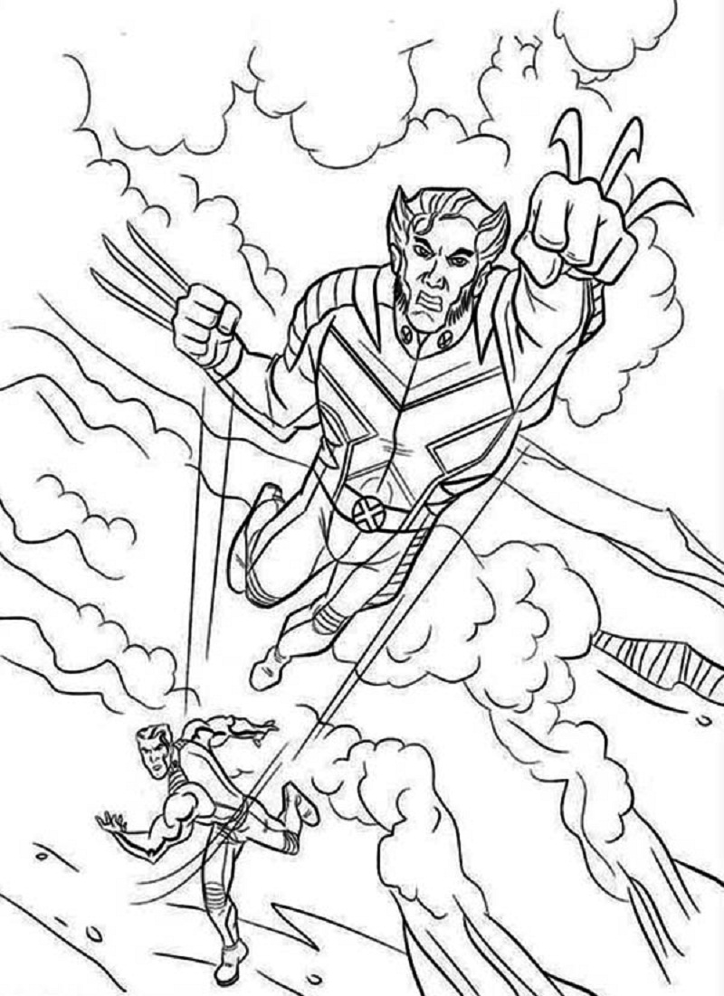 Men Coloring Page