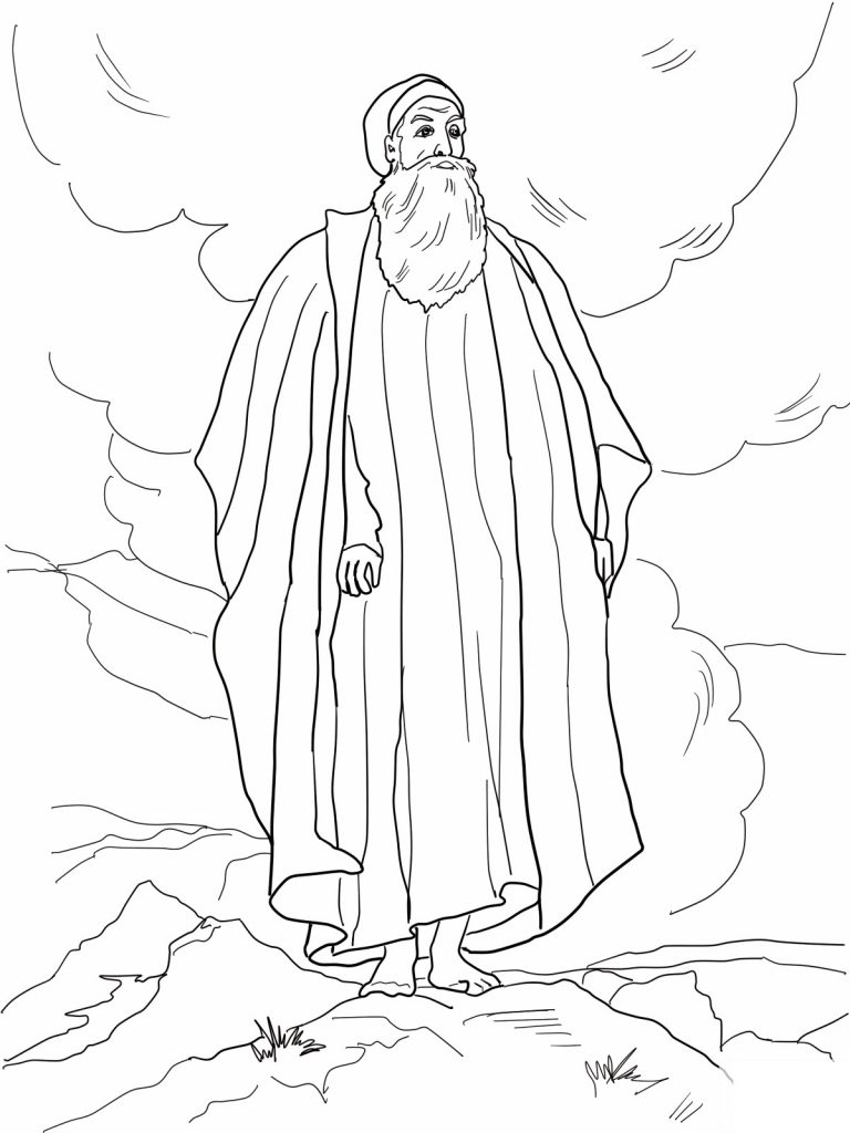 Coloring Pages of Moses