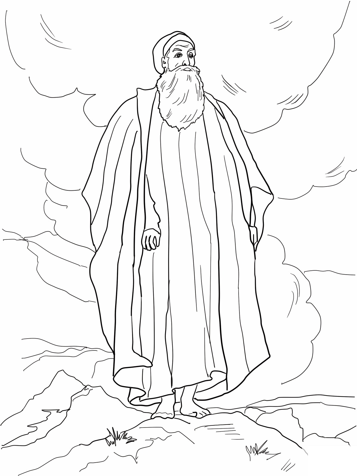 free-moses-coloring-pages